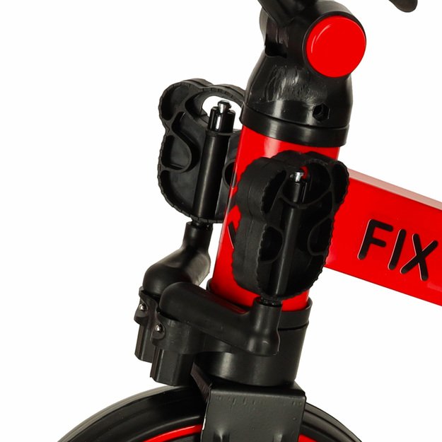 Vaikiškas balansinis triratis su pedalais, raudonas, Trike Fix mini 3in1 