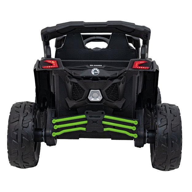 Vienvietis elektrinis bagis vaikams Maverick CAN-AM, žalias 