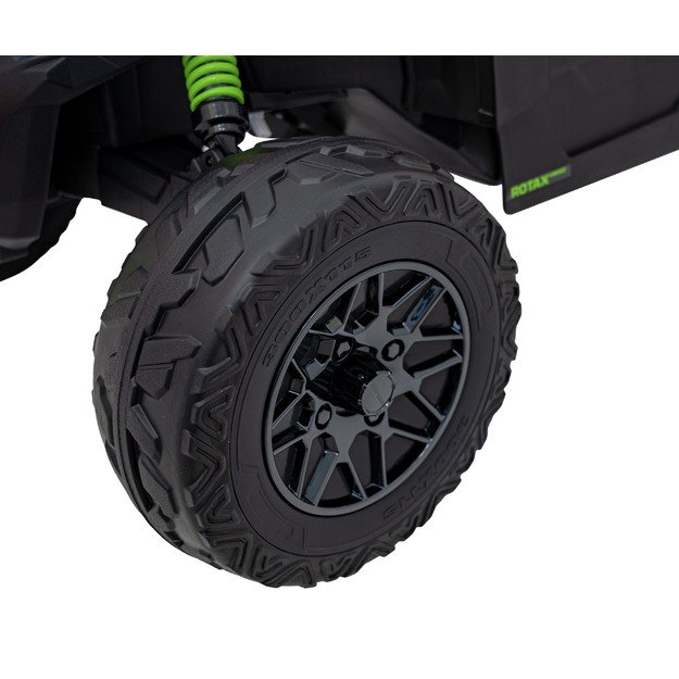 Vienvietis elektrinis bagis vaikams Maverick CAN-AM, žalias 