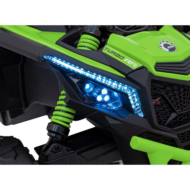 Vienvietis elektrinis bagis vaikams Maverick CAN-AM, žalias 