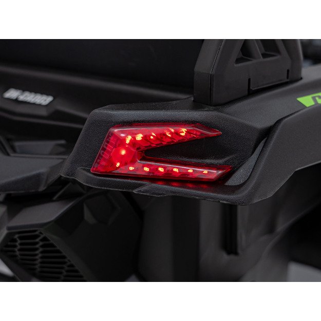 Vienvietis elektrinis bagis vaikams Maverick CAN-AM, žalias 