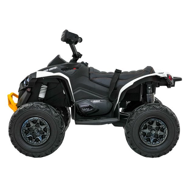 Vienvietis elektrinis keturratis vaikams Maverick ATV, baltas