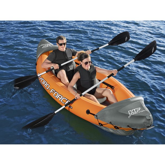 Pripučiama 2 asmenų baidarė su irklais LITE-RAPID X2, Bestway