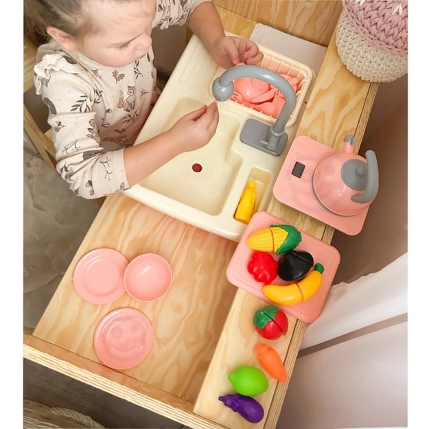 Vaikiškas indų plovimo rinkinys 2in1, WOOPIE