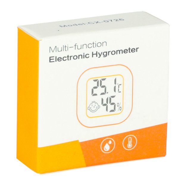 Higrometras - kambario termometras ir drėgmės matuoklis LCD 8 Higrometras - kambario termometras ir drėgmės matuoklis LCD 8