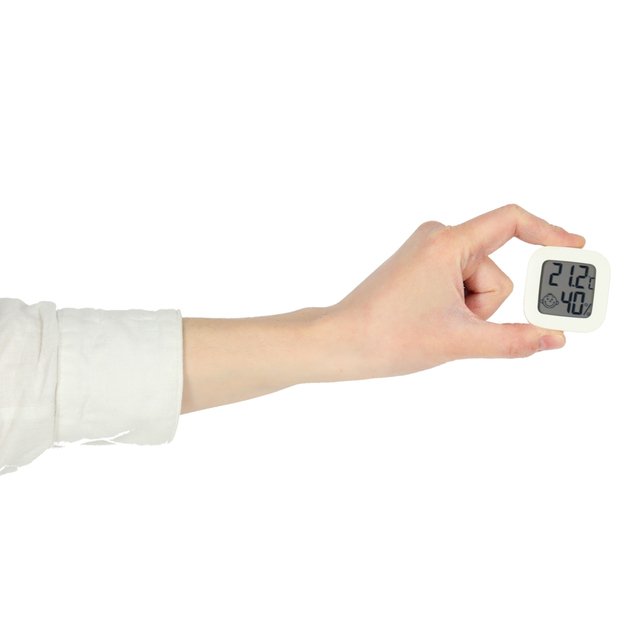 Higrometras - kambario termometras ir drėgmės matuoklis LCD 6 Higrometras - kambario termometras ir drėgmės matuoklis LCD 6