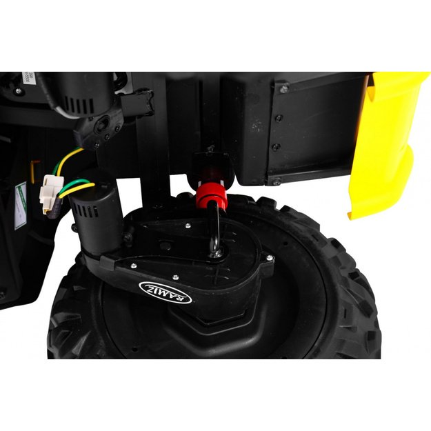 Vienvietis elektrinis keturratis vaikams Quad ATV Desert, geltonas