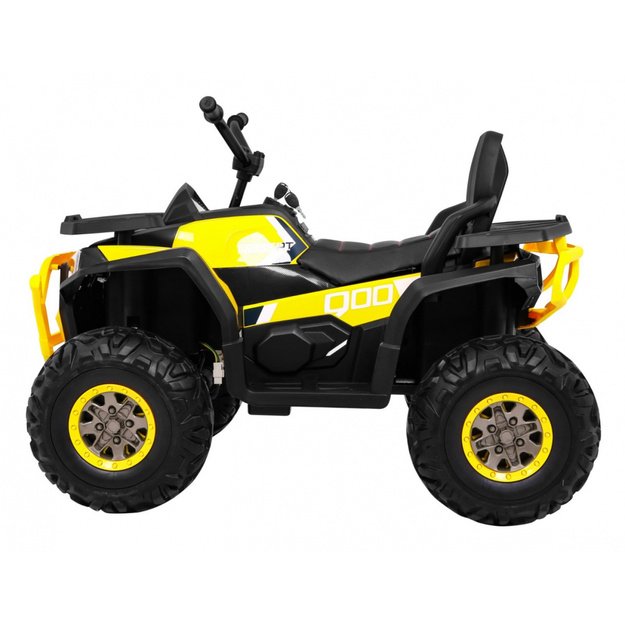 Vienvietis elektrinis keturratis vaikams Quad ATV Desert, geltonas