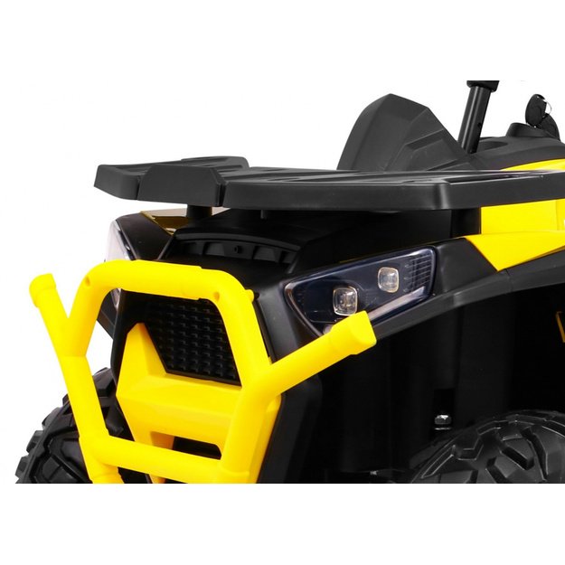 Vienvietis elektrinis keturratis vaikams Quad ATV Desert, geltonas