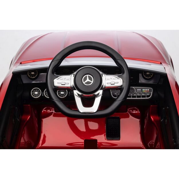 Vienvietis elektromobilis  vaikams  Mercedes CLA 45s AMG 4x4, raudonas lakuotas