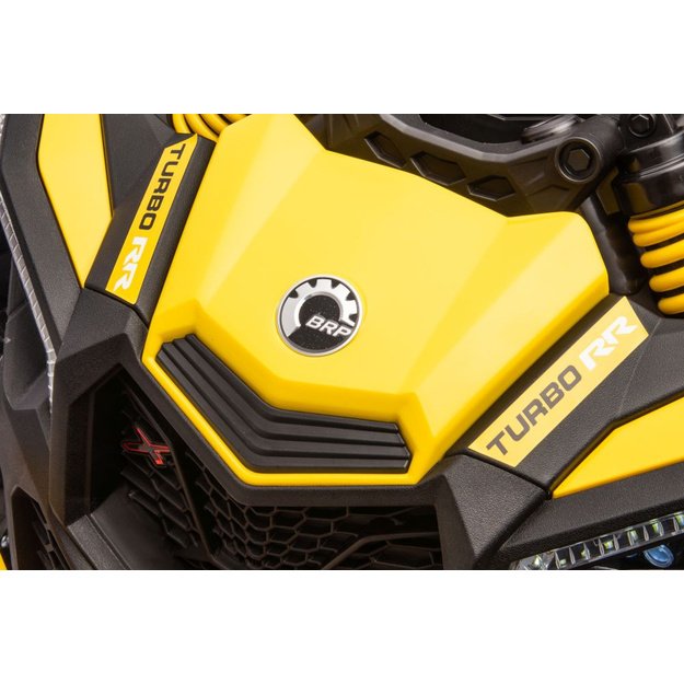 Vienvietis elektrinis bagis vaikams Can-am DK-CA003, geltonas