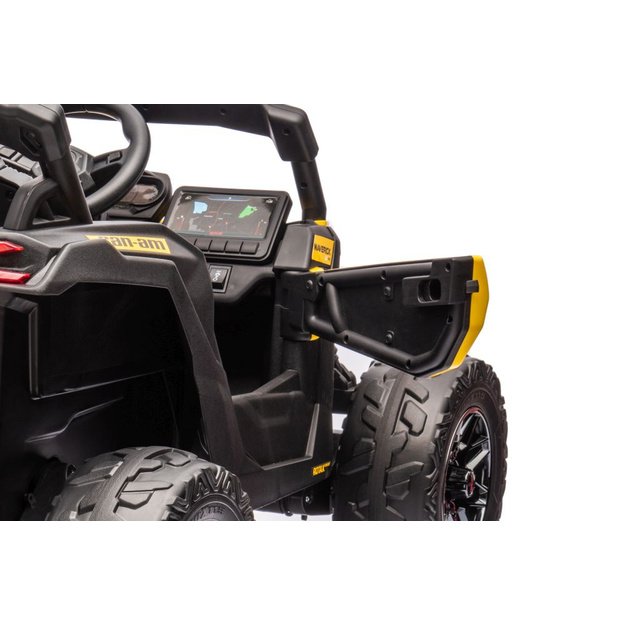 Vienvietis elektrinis bagis vaikams Can-am DK-CA003, geltonas