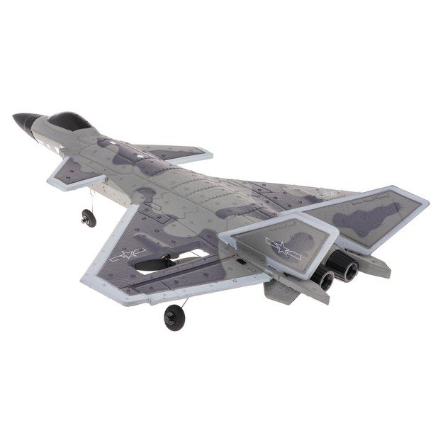 Nuotoliniu būdu valdomas naikintuvas RAPTOR J-20, pilkas