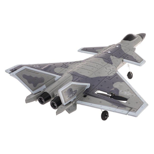 Nuotoliniu būdu valdomas naikintuvas RAPTOR J-20, pilkas