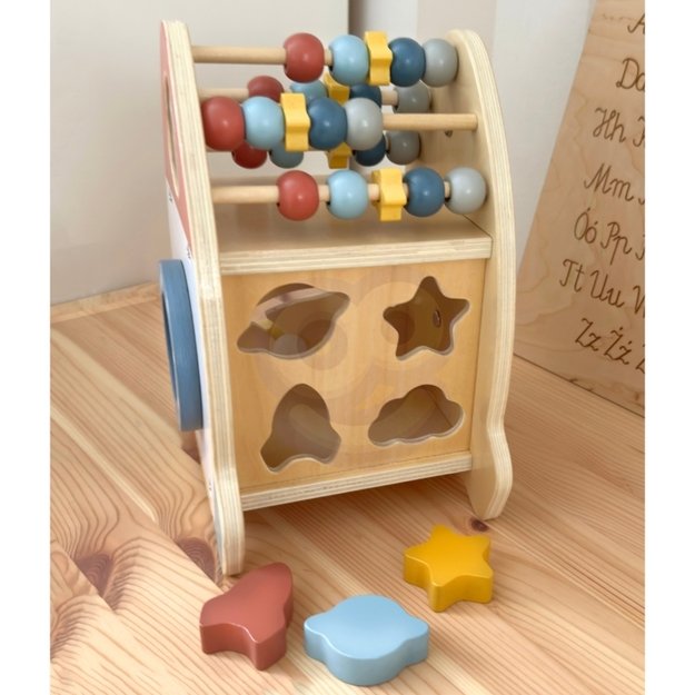 Medinis lavinamasis rūšiuoklis, raketa, TOOKY TOY