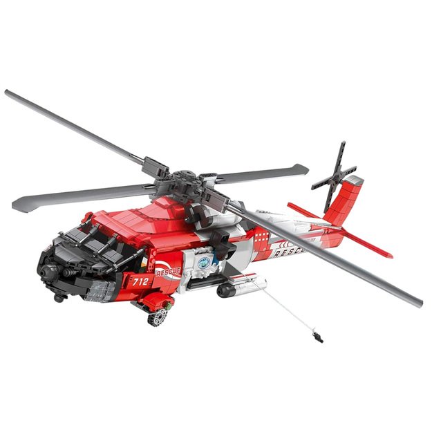 Sraigtasparnio HH-60J konstruktoriaus rinkinys vaikams 1137el.