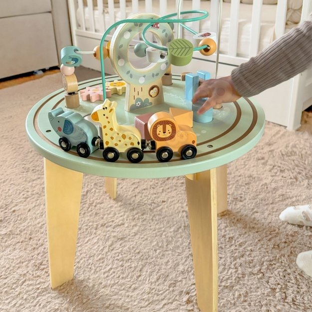 Medinis Montessori veiklos stalas vaikams, TOOKY TOY 