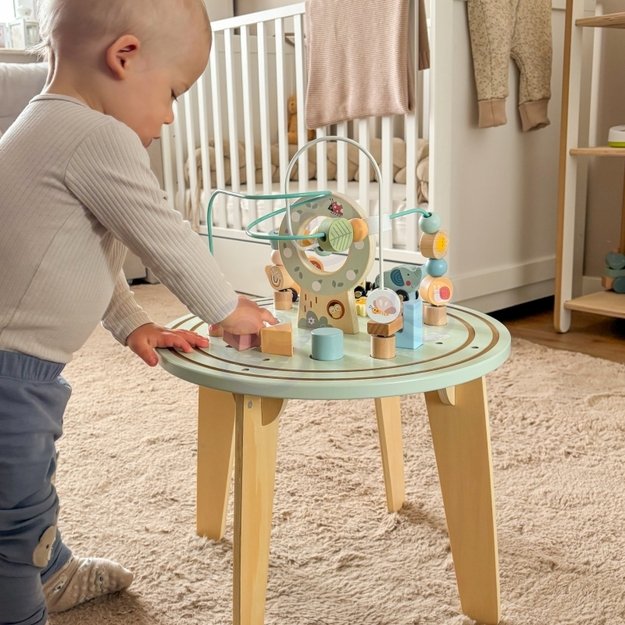 Medinis Montessori veiklos stalas vaikams, TOOKY TOY 