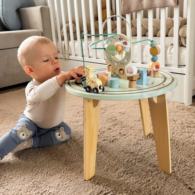 Medinis Montessori veiklos stalas vaikams, TOOKY TOY 