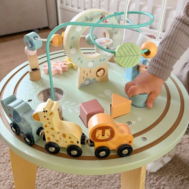 Medinis Montessori veiklos stalas vaikams, TOOKY TOY 