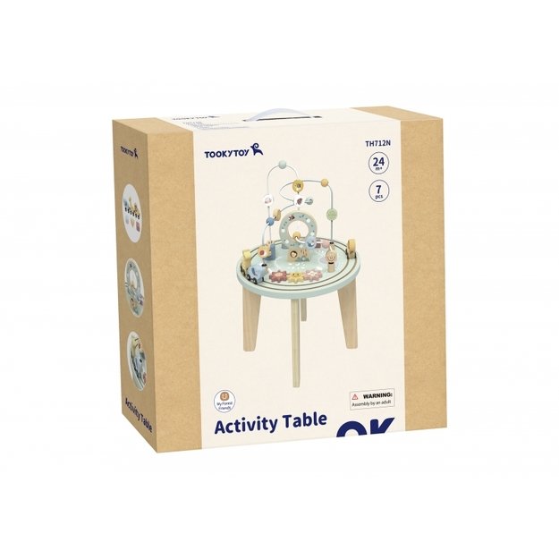 Medinis Montessori veiklos stalas vaikams, TOOKY TOY 