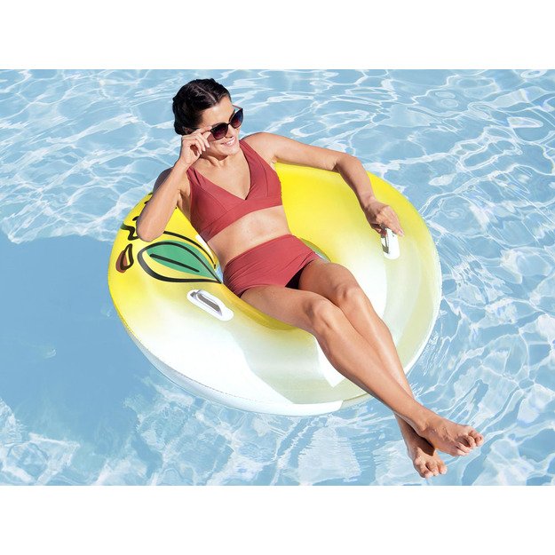 Pripučiamas plaukimo ratas su rankenomis 114cm „Citrina“, Bestway