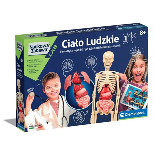 Arkadinis žaidimas vaikams „Žmogaus kūnas“, Clementoni 60249
