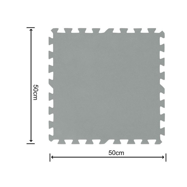 Putų kilimėlis baseinui 50x50cm, pilkas Bestway 58639 