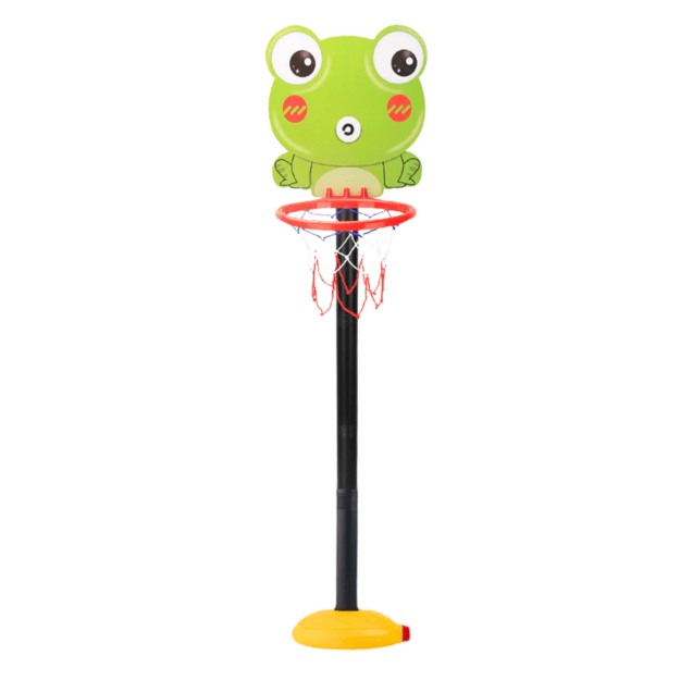 Reguliuojamas krepšinio rinkinys vaikams „Frog Green“ 110cm