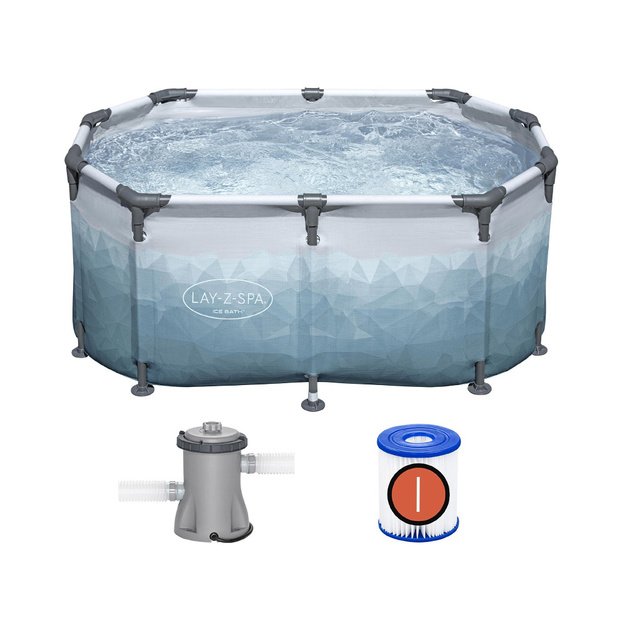 Karkasinė ledo vonia 150x90cm su priedais „Bestway Sea Dip“ 