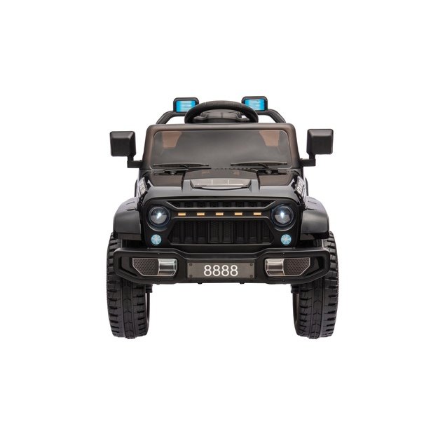 Vienvietis elektrinis visureigis vaikams Off Road MOUNTAIN, juodas