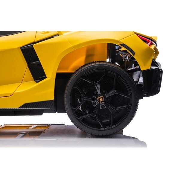 Dvivietis elektromobilis vaikams Lamborghini Revuelto XL, geltonas