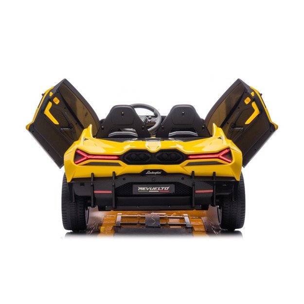 Dvivietis elektromobilis vaikams Lamborghini Revuelto XL, geltonas
