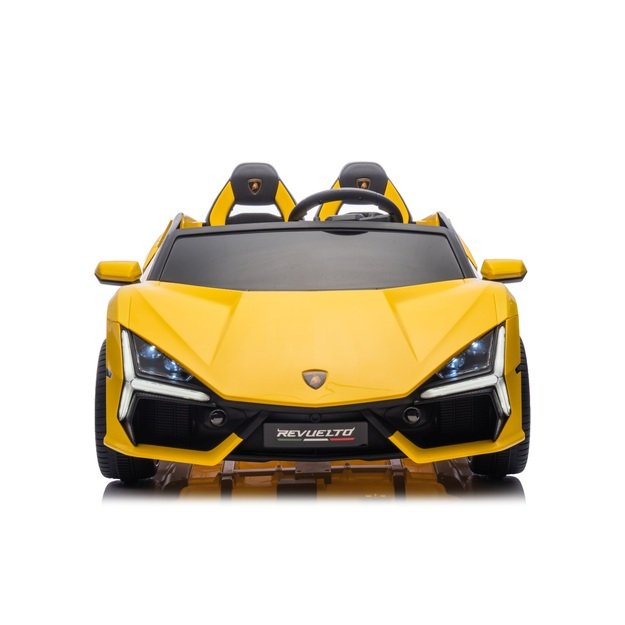 Dvivietis elektromobilis vaikams Lamborghini Revuelto XL, geltonas