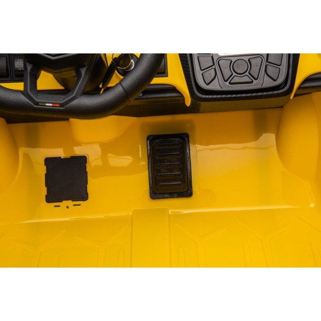 Dvivietis elektromobilis vaikams Lamborghini Revuelto XL, geltonas