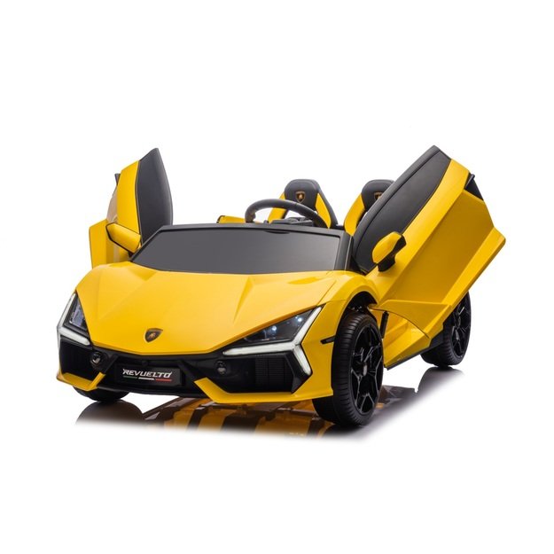 Dvivietis elektromobilis vaikams Lamborghini Revuelto XL, geltonas