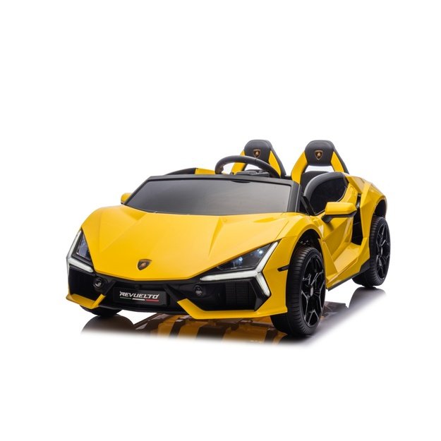 Dvivietis elektromobilis vaikams Lamborghini Revuelto XL, geltonas
