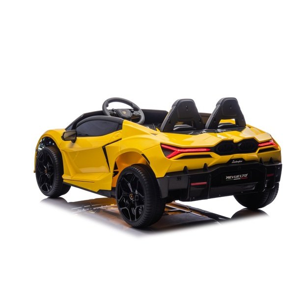 Dvivietis elektromobilis vaikams Lamborghini Revuelto XL, geltonas