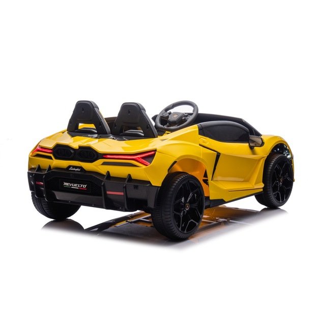 Dvivietis elektromobilis vaikams Lamborghini Revuelto XL, geltonas