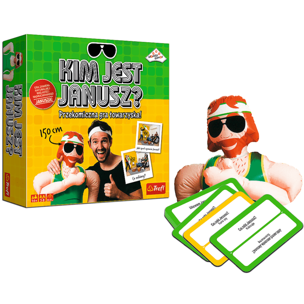 Galvosūkių žaidimas vaikams „Kas yra Jonas?“ Trefl 02378