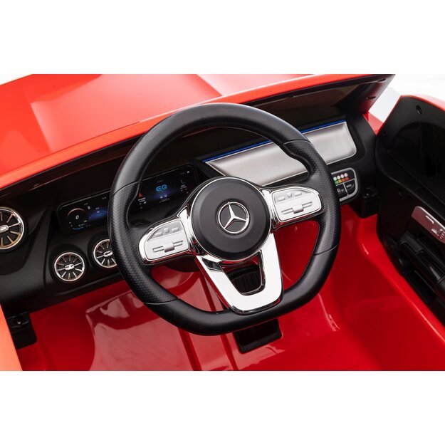 Vienvietis elektrinis džipas vaikams Mercedes Benz EQA 250, raudonas