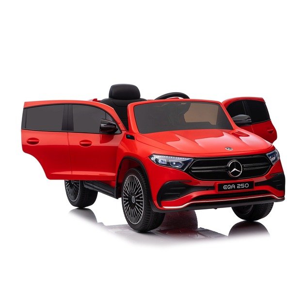 Vienvietis elektrinis džipas vaikams Mercedes Benz EQA 250, raudonas