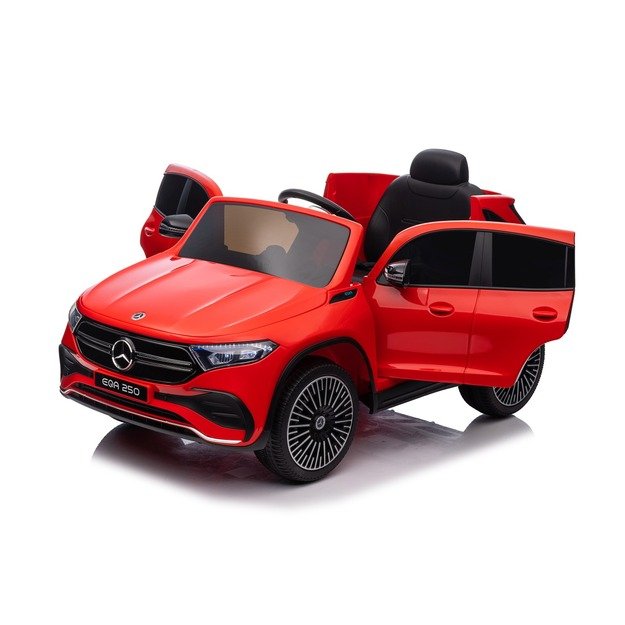 Vienvietis elektrinis džipas vaikams Mercedes Benz EQA 250, raudonas