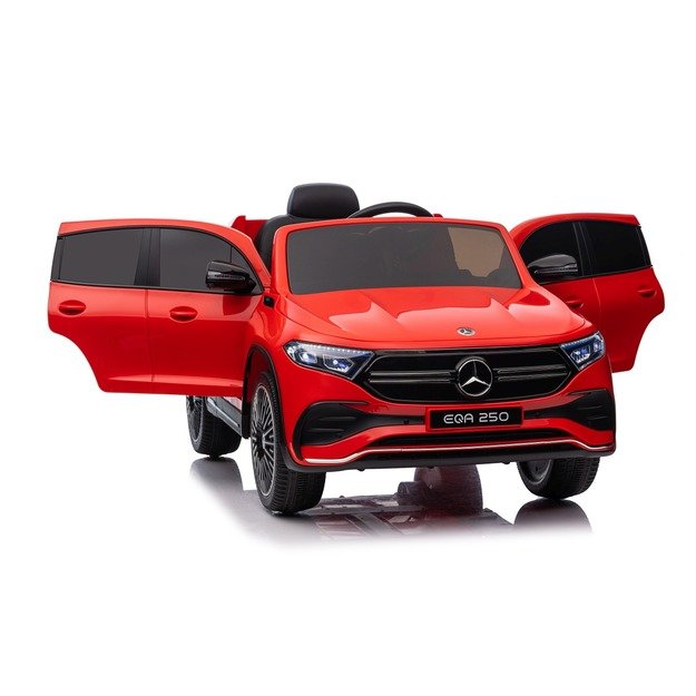Vienvietis elektrinis džipas vaikams Mercedes Benz EQA 250, raudonas