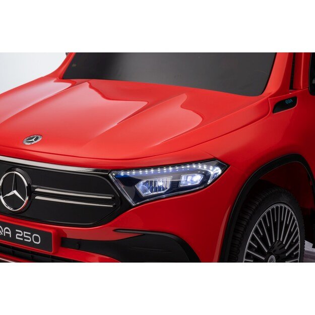 Vienvietis elektrinis džipas vaikams Mercedes Benz EQA 250, raudonas