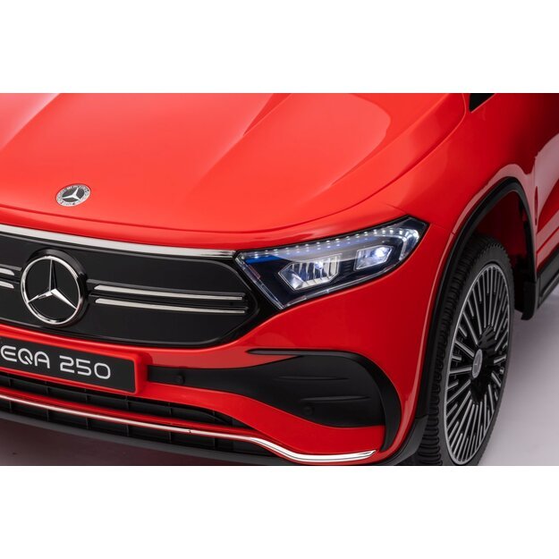 Vienvietis elektrinis džipas vaikams Mercedes Benz EQA 250, raudonas