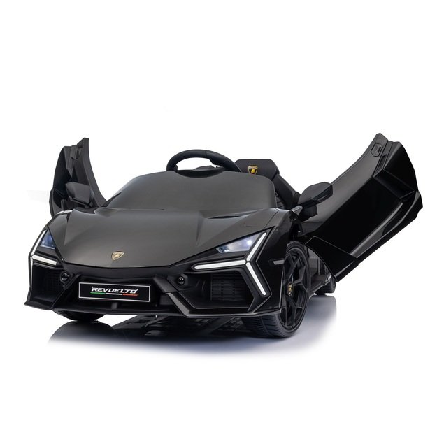 Vienvietis elektromobilis vaikams Lamborghini Revuelto, juodas