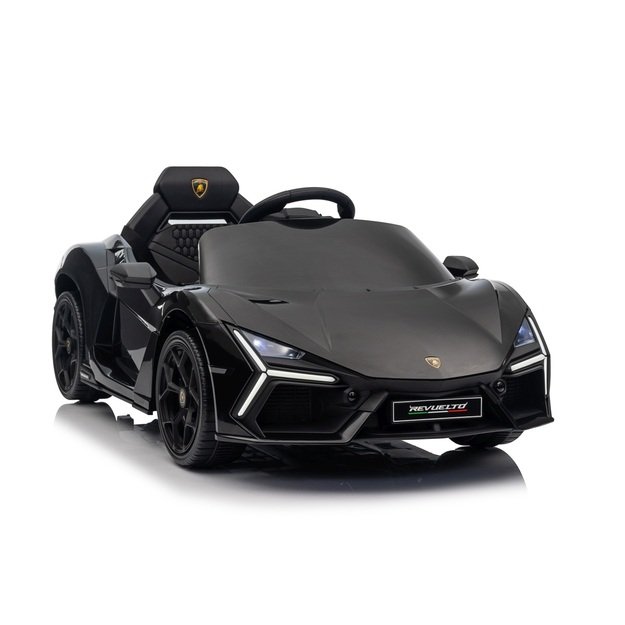 Vienvietis elektromobilis vaikams Lamborghini Revuelto, juodas