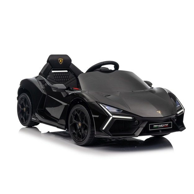 Vienvietis elektromobilis vaikams Lamborghini Revuelto, juodas