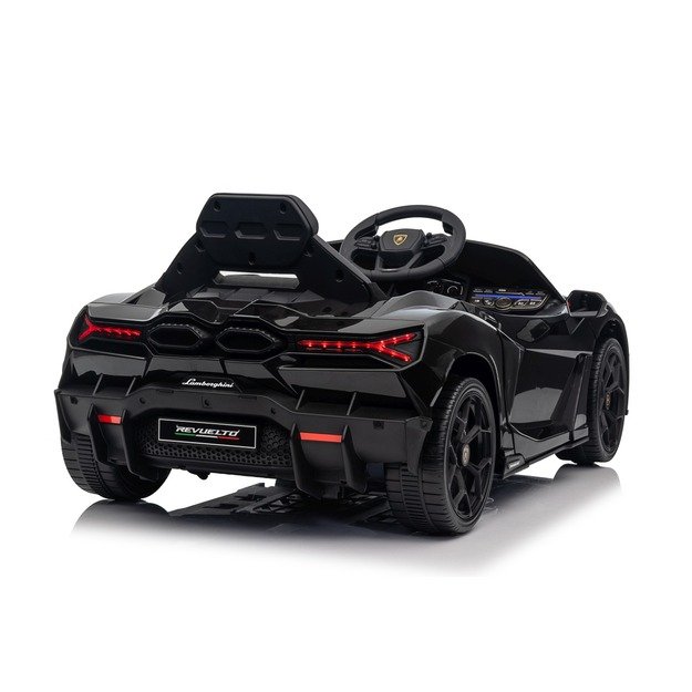 Vienvietis elektromobilis vaikams Lamborghini Revuelto, juodas